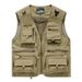 Unisex Multi-Pocket Outdoor Vest - Lightweight Fishing & Utility Waistcoat For Men & Women (12 Colors, S-6XL)_viptrois.com
