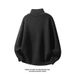 Men's Clothing Double Zipper Cardigan Sweater Jacket Unisex Double Zipper Knit Cardigan Sweater – Stylish Stand Collar Loose Fit For Spring & Autumn_viptrois.com