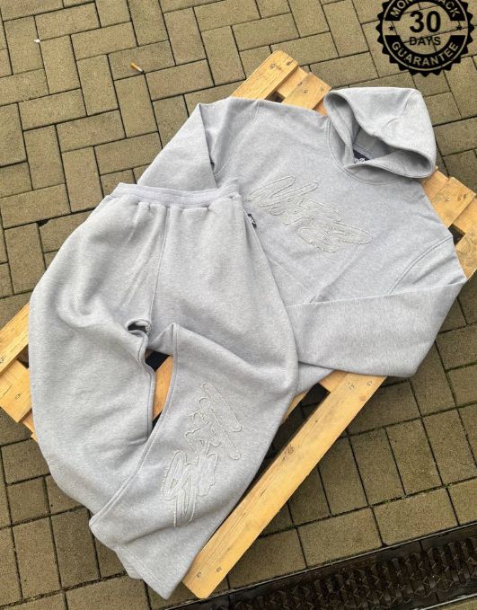 2027 Spring Autumn Fashion European-USA Style Tracksuits Men Long Sleeve Hooded Sweatshirts + Sweatpants Two-Piece Casual Sport Sets S-3XL_viptrois.com