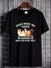 Dogs Make Me Happy,hu Make My Head Hurt Funny Gift T-Shirt Versatile Top For Everyday Wear Soft Unisex Designer Clothes Breathable Summer Casual_viptrois.com
