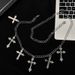 Men's Y2K Subculture Niche Cross Pendant With Short Skirt Waist Chain Accessories For Women High-end Trendy_viptrois.com