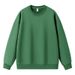 Men's Clothing Men In Spring And Autumn With Loose Solid White Bottoming Shirt Clothes Round Neck Sweatshirt_viptrois.com