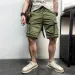 2025 Men Summer New Multi Pocket Cotton Cargo Outdoor Breathable Male Fashion Solid Quick Dry Jogger Shorts Pants_viptrois.com