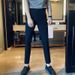 Men's Slim-Fit Stretch Dress Pants, Business Casual, Wrinkle-Free, Micro-Flare Hem, All-Season, Office & Daily Wear (Black/Charcoal/_viptrois.com