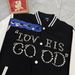 2025 Spring And Autumn Embroidered American Style Trendy Brand Color Block Patchwork Unisex Pearl Couple Loose Jacket_viptrois.com