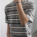 Men's Clothing Summer Short Sleeved T Shirt For Men Trendy Brand Round Neck Stripes Retro Casual Versatile Youth Half Sleeve_viptrois.com