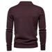 Pure Autumn Winter Cross-Border Trade Thickened Warm Mid-Neck Slim Fit Sweater Men's Multi-Color Knitted Long Sleeve_viptrois.com