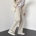 Men's Clothing Pants Men's Casual Pants All Match Spring Ins Casual Split Suit Pants Trendy All Match Wide Leg Pants_viptrois.com