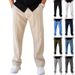 Men's Clothing New European And American Straight Men's Pants Spring And Autumn Loose Sports Casual Trousers American Terry Straight Pants_viptrois.com