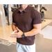 Men's Clothing New Style Trend Slim Summer Simple Half Sleeved Tops Polo Shirt Short Sleeved Men's Thin Knitted Lapel T Shirt_viptrois.com