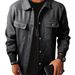 Men's Corduroy Work Jacket – Relaxed Fit, Double-Breasted Casual Coat With Multiple Pockets (S-XXL, 7 Colors)_viptrois.com
