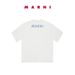 MARNI Luxury Fashion Brand Couple Short sleeved T-shirt Summer Casual Print Versatile Half Sleeves Unisex_viptrois.com