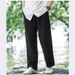 Men's Beach Pants Joggers Streetwear Cotton Linen Sweatpants Casual Pants Hawaiian Vacation Loose Summer Long Pants_viptrois.com