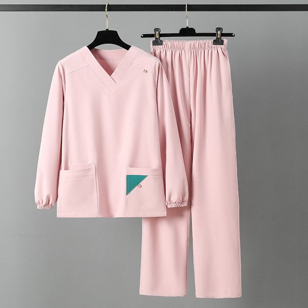 Men's Clothing Medical Special Surgical Clothes Suit Female Long And Short Sleeve Isolation Clothes Polyester Fiber 94% Spandex 6_viptrois.com