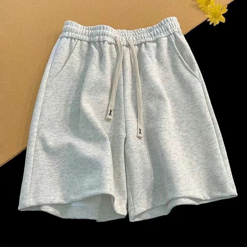 Summer Casual Fashion Jogger Shorts Men Cotton Breathable Loose Beach Short Pants Comfortable Gym Basketball Sport Zipper Shorts_viptrois.com