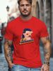 Camiseta Retro Hombre - "Perro Los Temerarios" Tela Algodón Suave, Manga Corta Informal Y Ajuste Cómodo, Ideal Uso_viptrois.com