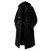 Pulse European American British Style Elegant Woolen Men, Mid-Length Trench Coat With Hood And Horn Buttons, Wholesale For_viptrois.com