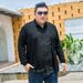 Men's Clothing Plus Size Two Piece Sweater Cardigan Fat Guy Long Sleeved T Shirt Shirt Collar Lapel Jacket_viptrois.com