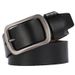 All cowhide leather men's lengthened fat casual Joker two-layer cowhide retro pin buckle men's leather a generation of hair_viptrois.com