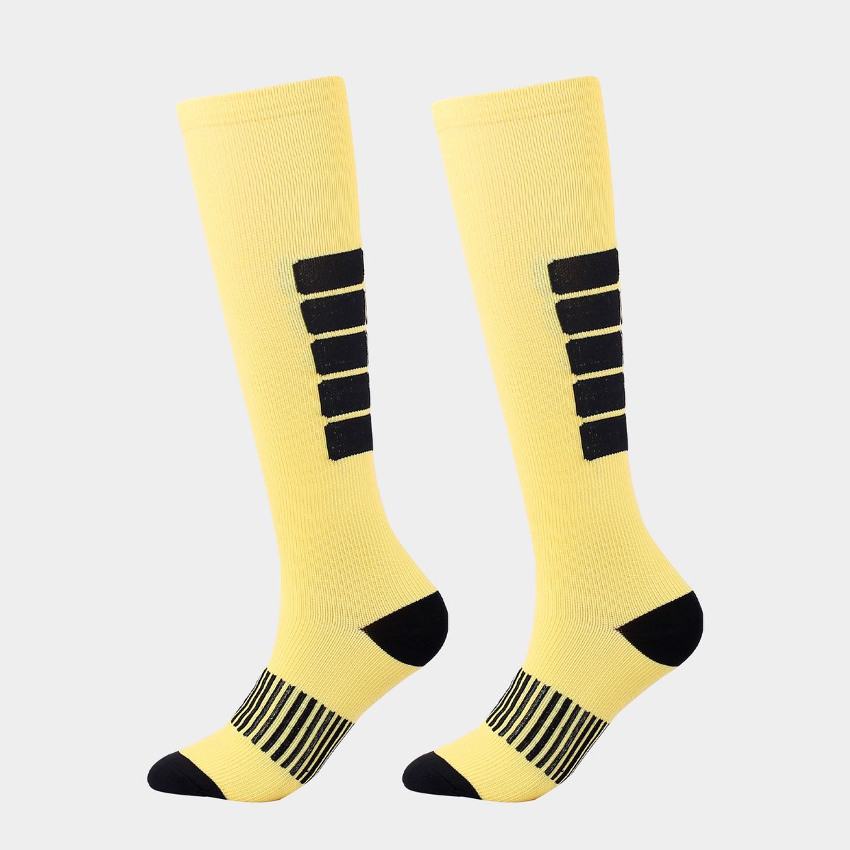 Compression socks colorful striped long compression socks fitness sports running and cycling socks_viptrois.com