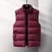 Cross Border Large Size Casual Men's Vest Men's Loose Autumn And Winter Vest Warm Down Cotton Warm Jacket Cotton Clothing_viptrois.com