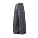 Men's Clothing Outdoor Water Repellent Casual Pants Men's Autumn Straight Leg Machete Pants Zipper Contrast Color Ribbon Split Sports Trousers_viptrois.com