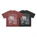 Summer New American Style Trend Skull Print Street Design Loose T-Shirt For Men Ins_viptrois.com