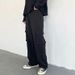 1 Men's Caro Korean Trendy Sprin Loose Straiht Wide-Le Hon Kon Style Casual Floor-Lenth Pants One-Piece_viptrois.com