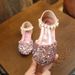 Children's Leather Shoes Girls Performance Shoes Silver Princess Shoes Spring Shiny Girls Shoes Girls Crystal Sequin Shoes_viptrois.com