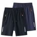 Men's Clothing Summer Ultra Thin Ice Silk Men's Shorts Trend Sports Quick Drying Zipper Loose Casual Running Ice Silk Pants 2023_viptrois.com