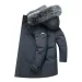 Herren Warm Weiße Enten Daunen Kapuzen Jacke Parkas Multi Taschen Mantel Männlich Winter Lange Männer Wind Dichte Daunen Jacke Mäntel_viptrois.com