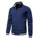 New Cross-Border Trade Casual Jacket For Men, Direct Sale, Spring And Autumn Sports Solid Color Men's Coat_viptrois.com