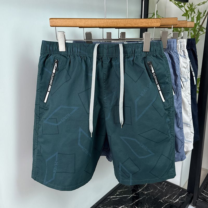 Men's Clothing Men's Summer Thin Cotton Shorts Casual Five Point Pants Breathable Stretchy Beachwear Lightweight Comfortable Fit Trousers_viptrois.com