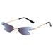 Dragonfly Wings Sunglasses For Women - Trendy Rimless & Lightweight Fashion Shades (Street Style S20108)_viptrois.com