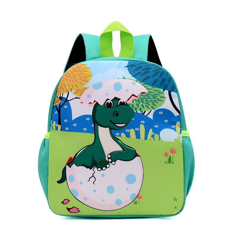 Kids Backpack School Bag Cute Animal Dinosaur Print Backpack Kindergarten Primary School Bookbag_viptrois.com