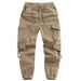 Men's All-Season Cargo Jogger Pants – Loose Fit, Plus Size, European & American Streetwear Style, Casual & Functional_viptrois.com