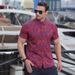 Men's Clothing Plus Size Printed Stretch Shirt Summer Fat Guy Thin Short Sleeved Shirt Loose Casual Trend_viptrois.com
