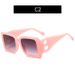 VOOTHOST New Fashion Oversized The Letter B Square Trend Sunglasses Women Men Retro Rectangle Sunglasses Gafas De Sol F0081_viptrois.com