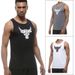 Men's Summer Vest For Fitness, Loose Fit, Basketball Training, Mesh Breathable, Outdoor Quick-Dry Running Sports Top_viptrois.com