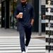 Men's Long Sleeve Henley Shirt & Straight Leg Pants Set - Casual Loungewear For Spring & Fall - Soft Polyester Fabric - Relaxed Fit (Black, White)_viptrois.com