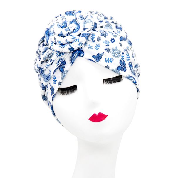 Popular Donut Turban Hat Ball Swirl Flower Hat Ethnic Style Indian Arabic Turban Hat_viptrois.com