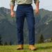 Men's Retro Tactical Khaki Workwear Sports Trousers mid Waist Loose Fit Spring Autumn Casual Pants with Slight Stretch Polyester_viptrois.com