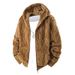2026 New Winter Double-sided Velvet Youth Hooded Sweater Men's Lamb Wool Pullover Thickened Retro Jacket_viptrois.com