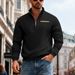 Men's Fleece-Lined Heavyweight Hooded Sweatshirt – Winter Warm Pullover With Stand Collar For Outdoor & Casual Wear_viptrois.com