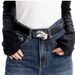 Instagram moon alloy buckle with niche design belt, high waisted versatile jeans, black men's and women's belt trend_viptrois.com