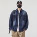 Spring And Autumn American Fashion Brand Washed Denim Men's New Loose Oversized Long Sleeved Shirt Casual Versatile_viptrois.com