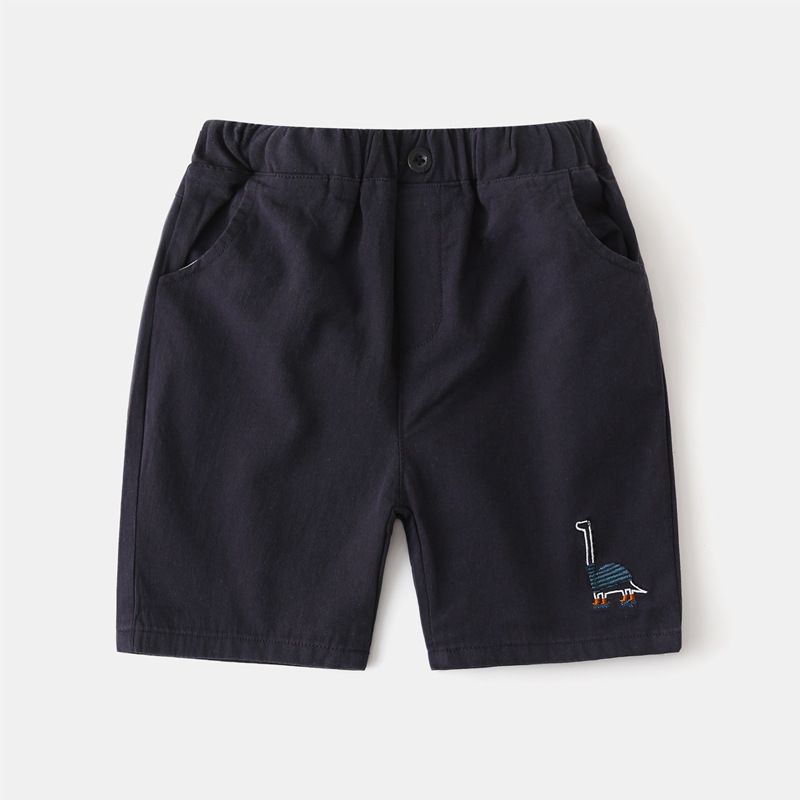 Children's Shorts New Summer Boys Embroidered Casual Pants Korean Baby Loose Shorts One Piece Drop Shipping_viptrois.com