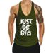 Men's Clothing Sports Exercise Leisure Print Quick Dry Breathable Slit Fitness Vest_viptrois.com