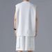Men's Clothing Ice Silk Cool Men's Clothing Suit Summer Youth Basketball Uniform Large Size Sleeveless T Shirt Half Length Shorts Complete Set_viptrois.com