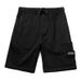S Stone Compass Guide Casual Loose Multi Pocket Double Zipper Men's Straight Tube Stickers Summer Shorts_viptrois.com